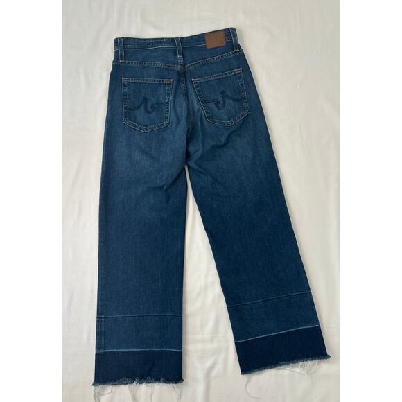 AG The Etta high waisted wide leg crop Jeans Size 26 Size 2 - Picture 4 of 6
